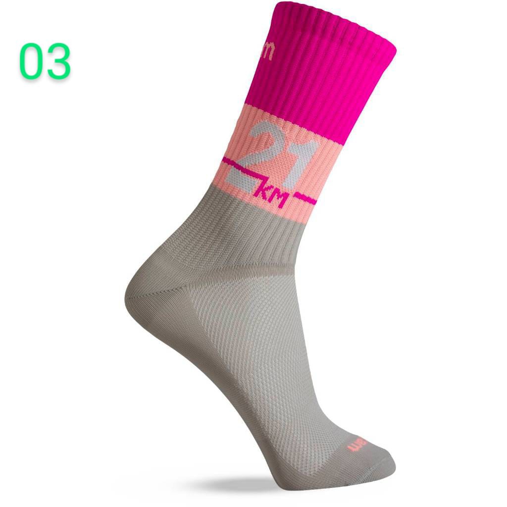 Meia Cano Médio Microfibra Corrida academia Bike Feminina - Image 10