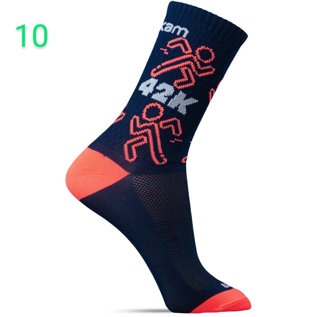 Meia Cano Médio Microfibra Corrida academia Bike Feminina - Image 14